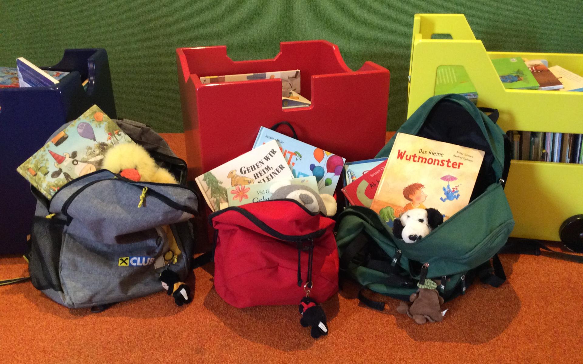 Bücherrucksäcke