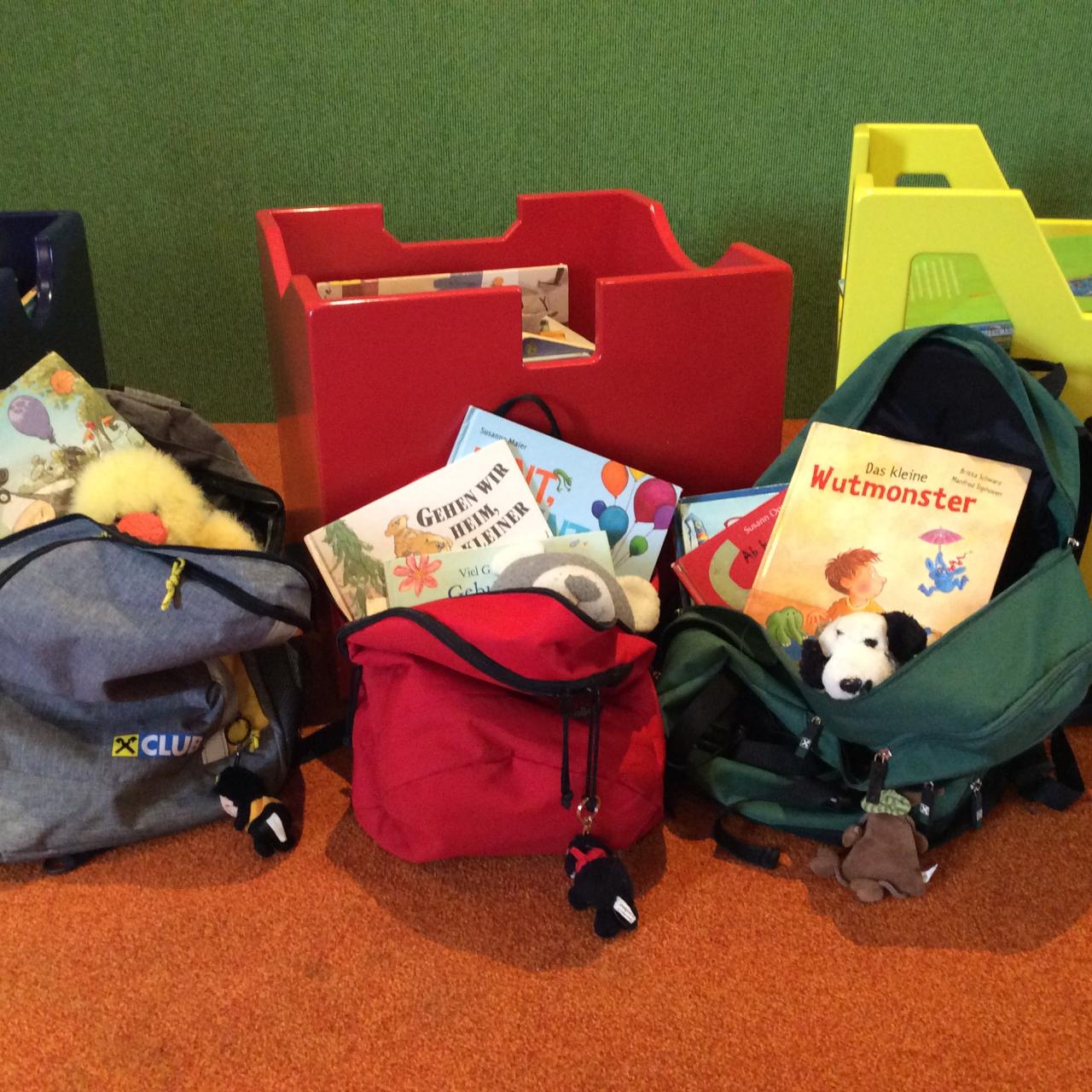Bücherrucksäcke